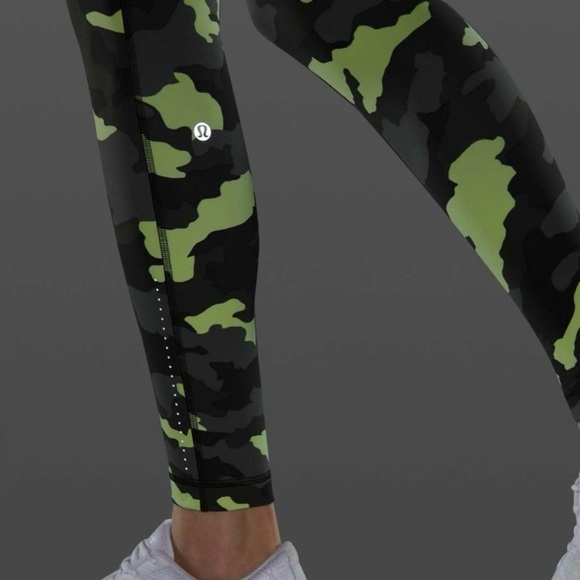 Lululemon 4 Swift Speed High-Rise Tight 28" Heritage Camo Crispin Green Multi - Picture 12 of 16